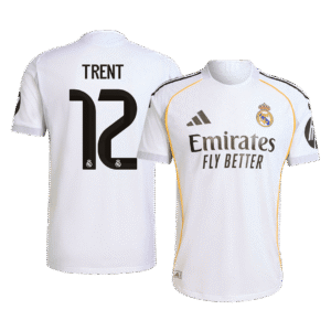 TRENT #12 Real Madrid Home Authentic Soccer Jersey 2025/26