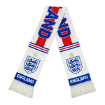 England Soccer Scarf White