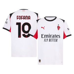 FOFANA #19 AC Milan Away Soccer Jersey 2025/26