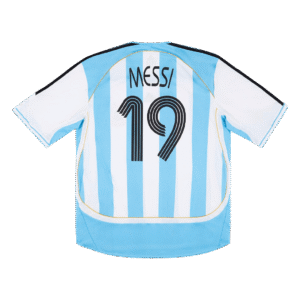 Vintage Soccer Jersey MESSI #19 Argentina Home 2006