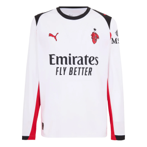 AC Milan Away Long Sleeve Soccer Jersey 2025/26