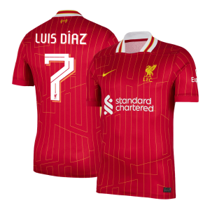 LUIS D??AZ #7 Liverpool Home Soccer Jersey 2024/25 – UCL