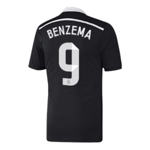 Vintage Soccer Jersey BENZEMA #9 Real Madrid Third Away 2014/15