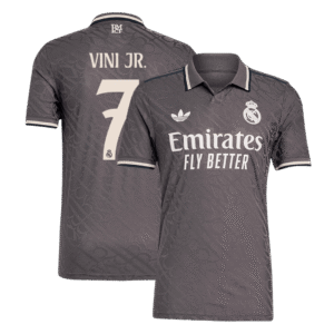 VINI JR. #7 Real Madrid Third Away Authentic Soccer Jersey 2024/25
