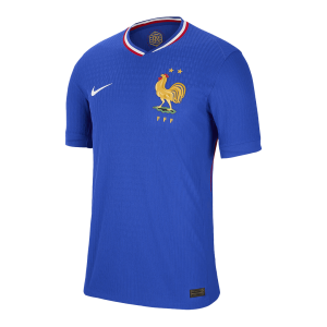 France Home Authentic Soccer Jersey EURO 2024