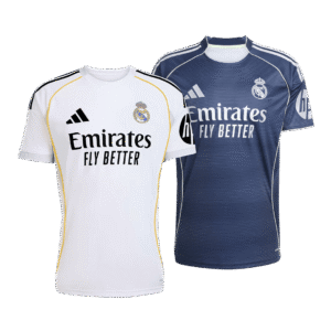 Real Madrid Home Jersey 2025/26 & Real Madrid Away Jersey 2025/26