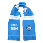 Manchester City Soccer knitting Scarf Blue&White
