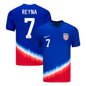 REYNA #7 USA Away Soccer Jersey Copa America 2024