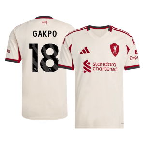GAKPO #18 Liverpool Away Soccer Jersey 2025/26