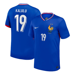 KALULU #19 France Home Soccer Jersey 2024