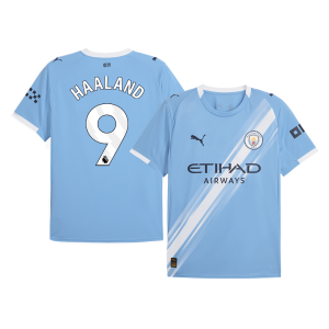 HAALAND #9 Manchester City Home Soccer Jersey 2025/26