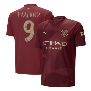 HAALAND #9 Manchester City Third Away Soccer Jersey 2024/25 – UCL