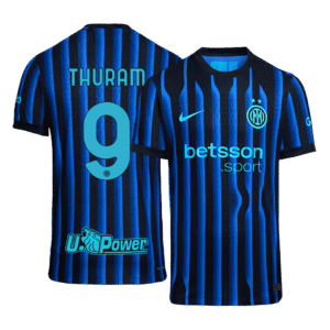 THURAM #9 Inter Milan Home Authentic Soccer Jersey 2025/26