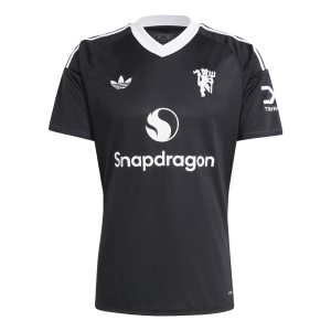 Manchester United Third Away Goalkeeper Soccer Jersey 2024/25 Black