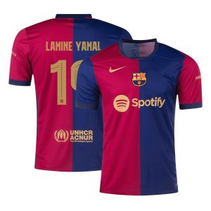 LAMINE YAMAL #19 Barcelona Home Soccer Jersey 2024/25 – UCL