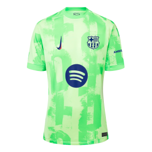 Barcelona Third Away Soccer Jersey 2024/25 – (Spotify Logo Without Text)