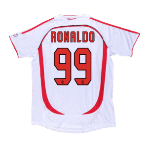 Vintage Soccer Jersey RONALDO #99 AC Milan Away 2006/07