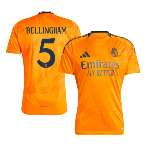 BELLINGHAM #5 Real Madrid Away Soccer Jersey 2024/25