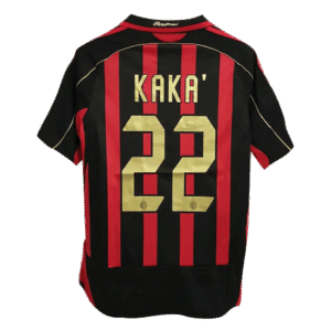 Vintage Soccer Jersey KAKA’ #22 AC Milan Home 2006/07