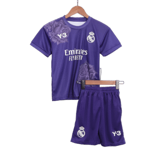 Real Madrid Fourth Away Kids Soccer Jerseys Kit 2023/24