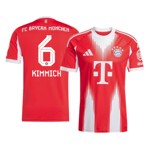 KIMMICH #6 Bayern Munich Home Soccer Jersey 2025/26