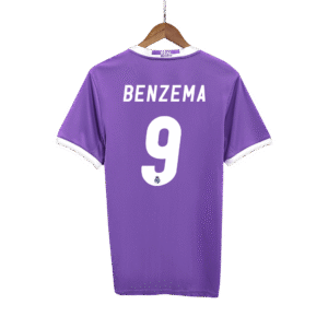 Vintage Soccer Jersey BENZEMA #9 Real Madrid Away 2016/17