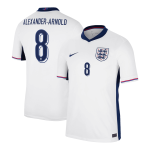 ALEXANDER-ARNOLD #8 England Home Soccer Jersey EURO 2024