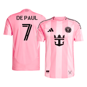 DE PAUL #7 Inter Miami CF Home Authentic Soccer Jersey 2025