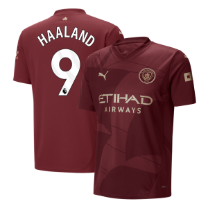 HAALAND #9 Manchester City Third Away Soccer Jersey 2024/25