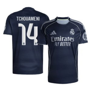 TCHOUAMENI #14 Real Madrid Away Soccer Jersey 2025/26