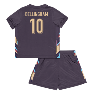 BELLINGHAM #10 England Away Kids Soccer Jerseys Kit EURO 2024