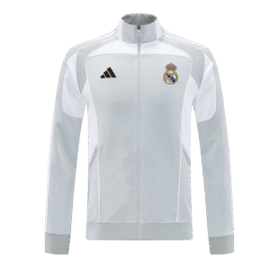 Real Madrid Home Track Jacket 2025/26 – Gray