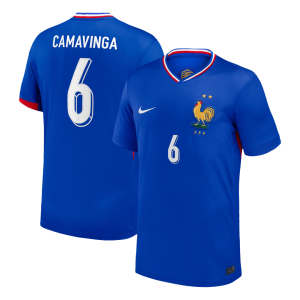 CAMAVINGA #6 France Home Soccer Jersey 2024