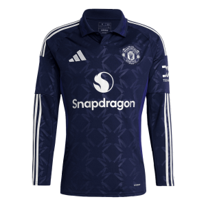 Manchester United Away Long Sleeve Soccer Jersey 2024/25