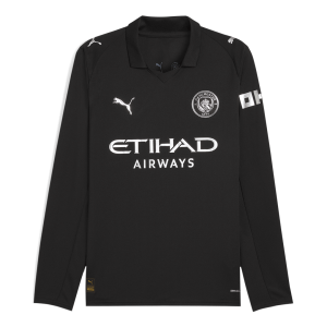Manchester City Away Long Sleeve Soccer Jersey 2025/26