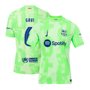 GAVI #6 Barcelona Third Away Authentic Soccer Jersey 2024/25 – UCL