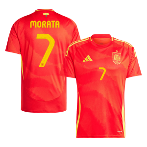 MORATA #7 Spain Home Soccer Jersey EURO 2024