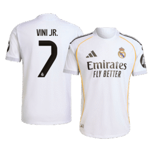 VINI JR. #7 Real Madrid Home Authentic Soccer Jersey 2025/26