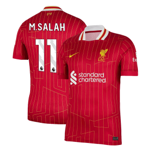M.SALAH #11 Liverpool Home Soccer Jersey 2024/25