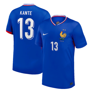 KANTE #13 France Home Soccer Jersey EURO 2024