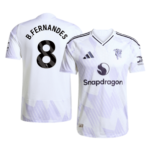 B.FERNANDES #8 Manchester United Away Authentic Soccer Jersey 2025/26