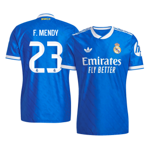 F. MENDY #23 Real Madrid Third Away Authentic Soccer Jersey 2025/26