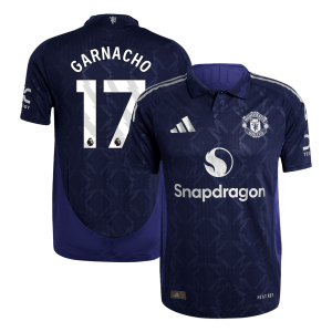 GARNACHO #17 Manchester United Away Authentic Soccer Jersey 2024/25