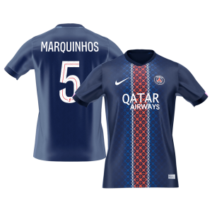 MARQUINHOS #5 PSG Home Soccer Jersey 2025/26