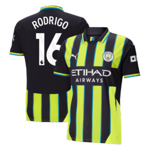 RODRIGO #16 Manchester City Away Soccer Jersey 2024/25