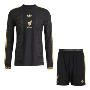 Mexico Third Away Long Sleeve Authentic Jerseys Kit 2025 – Gold Cup