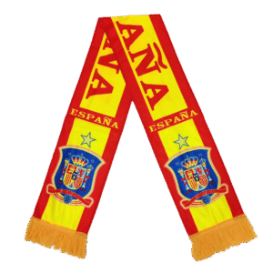 Spain Soccer Scarf Red