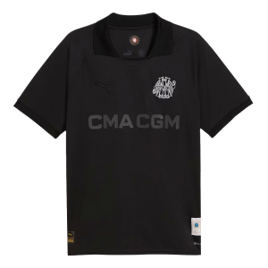 Marseille Goalkeeper Soccer Jersey 2024/25 Black – 125th Anniversary