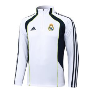 25-26 Half Real Madrid White Retro tracksuit