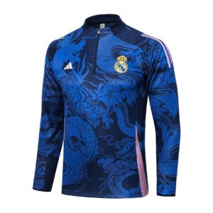 24-25 Half Real Madrid Royal Blue Inkjet Sports Suit
